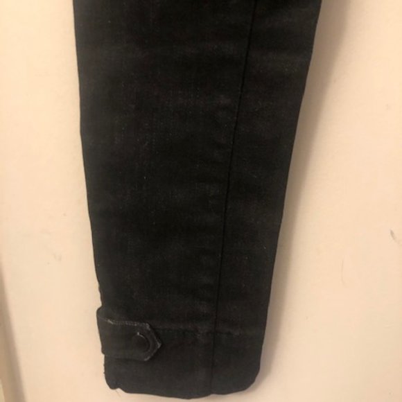$228 RALPH LAUREN BLUE LABEL Black Skinny Jeans 25 - Picture 4 of 15